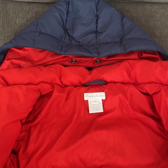 NWOT Ralph Lauren Puffer Winter Jacket with removable hood - Picture 3 of 4